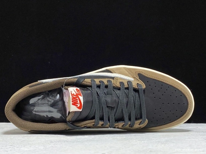 Rep LUCY Dark Travis Mocha Scott SP 1 Jordan x CQ4277-001 OG Air Low 0710
